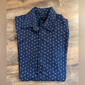 J Crew Button Down Floral Size S